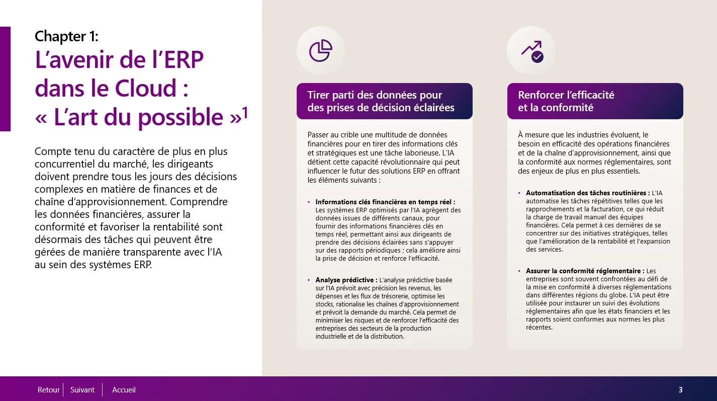 Visuel livre blanc Solution ERP nouvelle génération : un avenir riche en possibilités avec l’IA