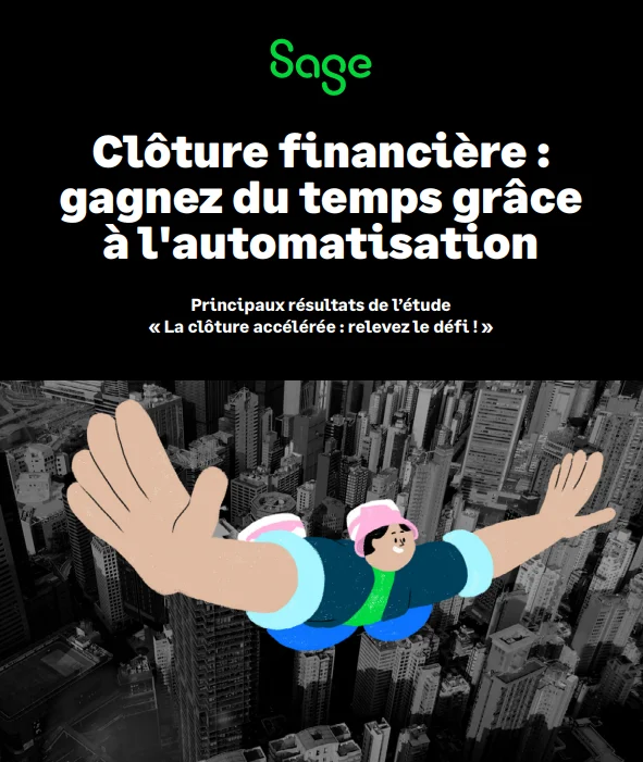 Visuel infographie Clôture financière : gagnez du temps et optimisez vos processus grâce à l'automatisation