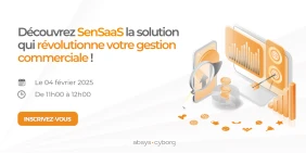 visuel illustrant la conférence web SenSaaS